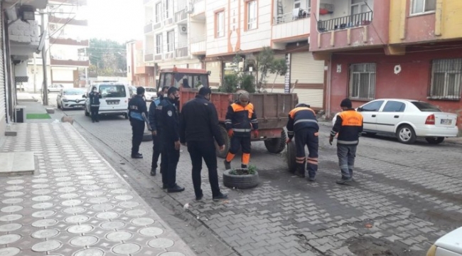 Viranşehir'de görüntü kirliliği ile mücadele: Topladılar;
