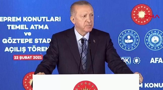 Cumhurbaşkanı Erdoğan’dan önemli açıklamalar;