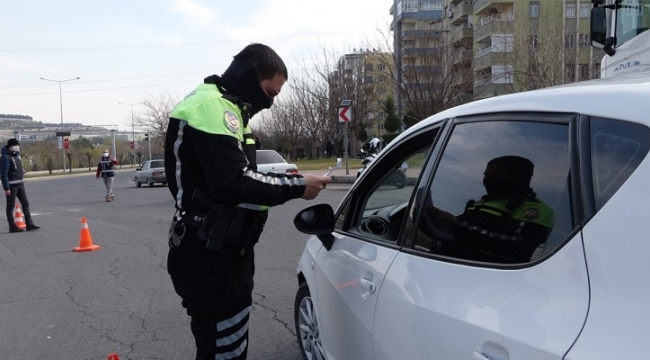 Şanlıurfa&#39;da hafta sonu kısıtlamasında sıkı denetim;