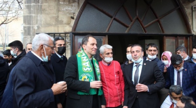 Yeniden Refah Partisi Fatih Erbakan Şanlıurfa Ziyareti