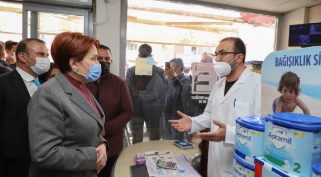 Akşener,Şanlıurfa’da Askıda Mama kampanyası başlattı;