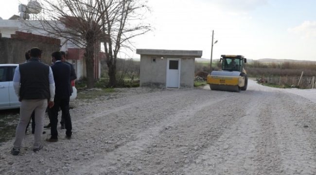 Haliliye kırsalında çalışmalar sürüyor ;