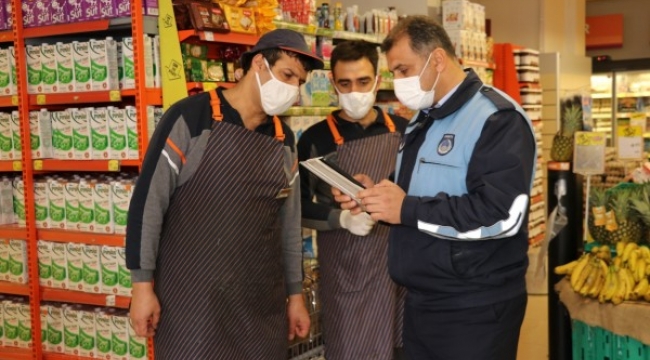 Karaköprü'de zabıta ekiplerinden kapsamlı denetim;