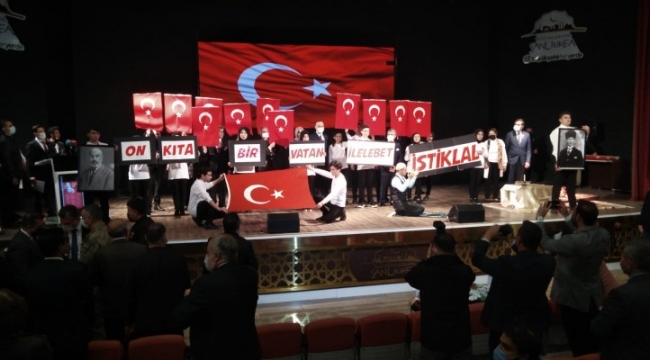Şanlıurfa’da 12 Mart İstiklal Marşı'nın kabulünün 100. yıl dönümü kutlandı