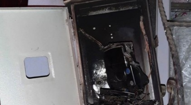 Şanlıurfa'da elektirik sayacında yangın çıktı ;