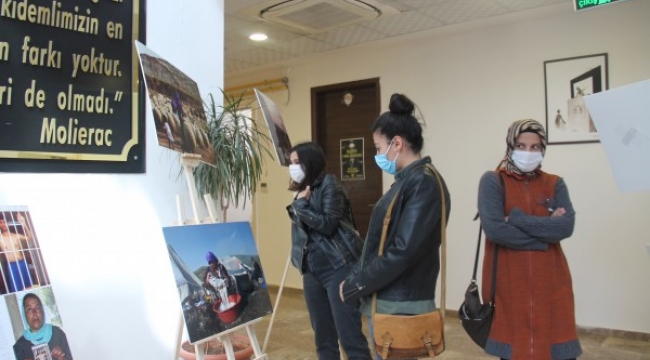 Şanlıurfa'da Emekçi Kadınlar sergisi açıldı ;
