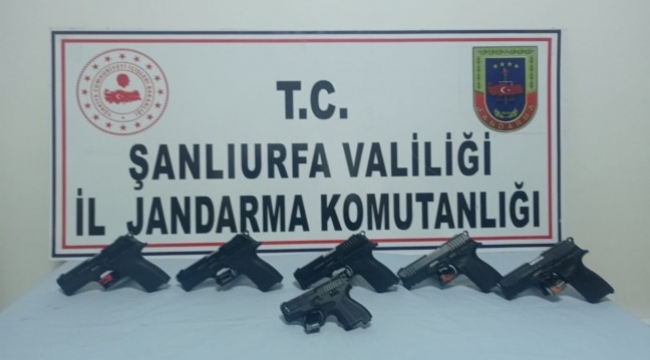 Şanlıurfa'da silah kaçakçılığı operasyonu