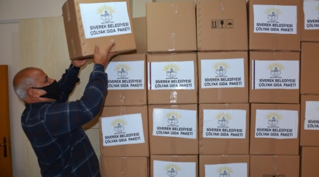 Siverek'te çölyak hastalıklarına yardım yapıldı 