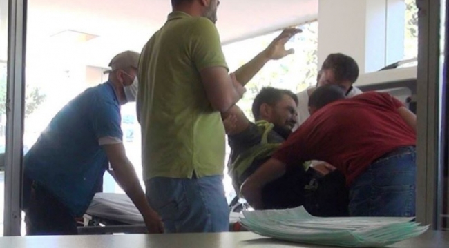 İnşaatta çalışan işçi yaralandı;