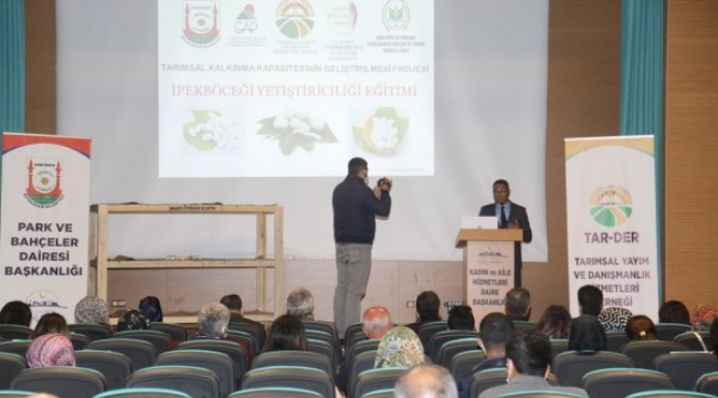 Şanlıurfa'da çiftçilere eğitim verildi ;