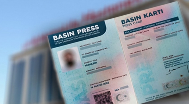 Basın kartı yönetmeliğinde değişiklik yapıldı