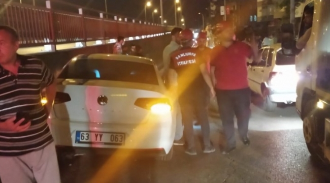 Haliliye'de trafik kazası:1 yaralı;