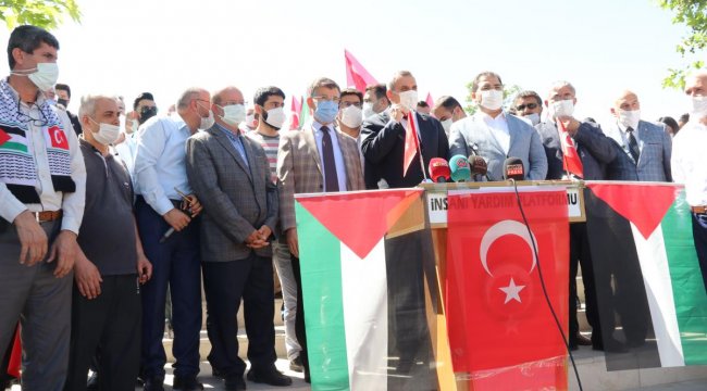 Şanlıurfa'da Mescid-i Aksa ve Kudüs'e destek çadırı;