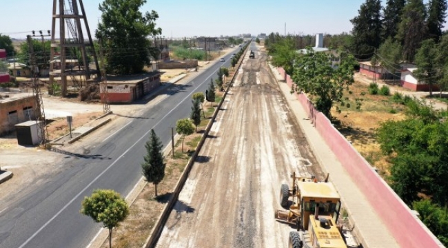 AKÇAKALE PRESTİJ CADDESİ’NDE YENİ ETAP ÇALIŞMASI BAŞLADI;