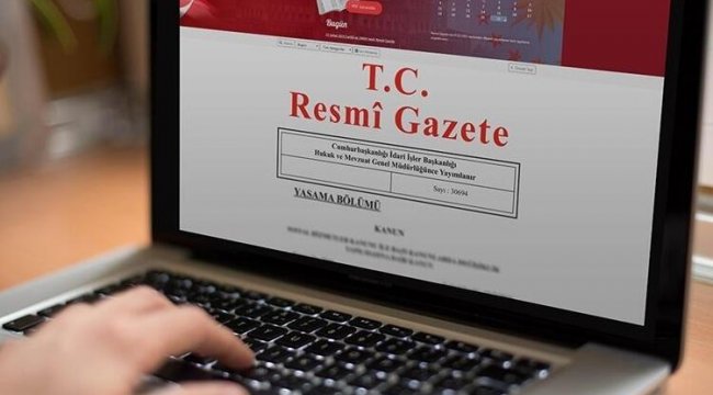 Ceza infaz kanununda değişiklik yapan kanun Resmi Gazete'de yayımlandı;