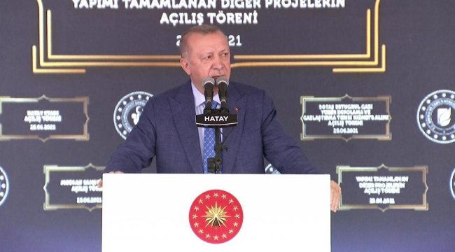 Cumhurbaşkanı Erdoğan'dan Hatay'da önemli açıklamalar;