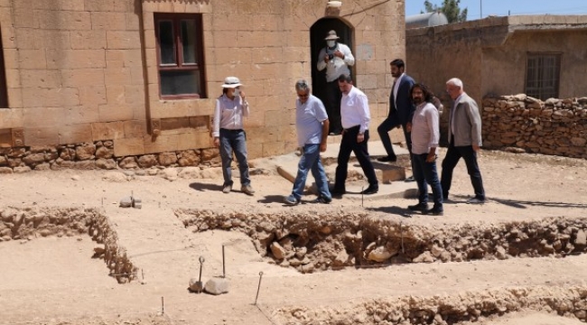 Karaköprü de Tarihi Ören Yerinde Kazı Çalışmaları