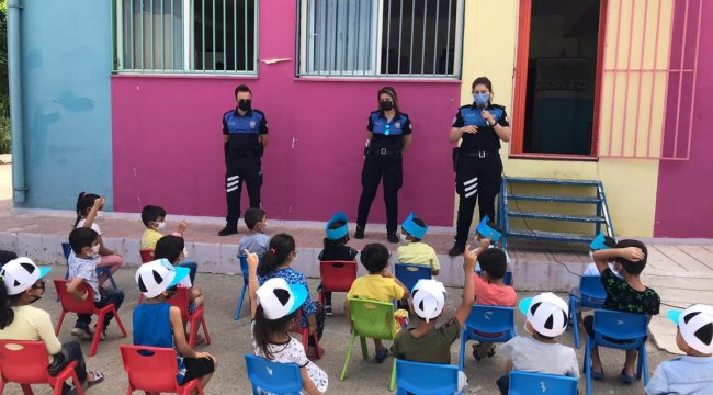 Son dakika haberleri! Şanlıurfa'da anaokulu öğrencilerine polislerden eğitim;