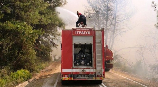 Osmaniye'de ki Orman Yangınına Şanlıurfa İtfaiyesinden Destek;