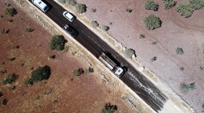 Saklı Cennet Halfeti Kırsalında Yol Yapımı;