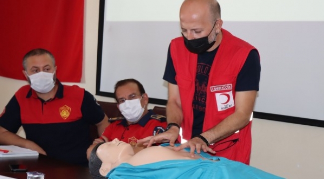 Şanlıurfa Büyükşehir Belediyesinden temel ilk yardım eğitim;