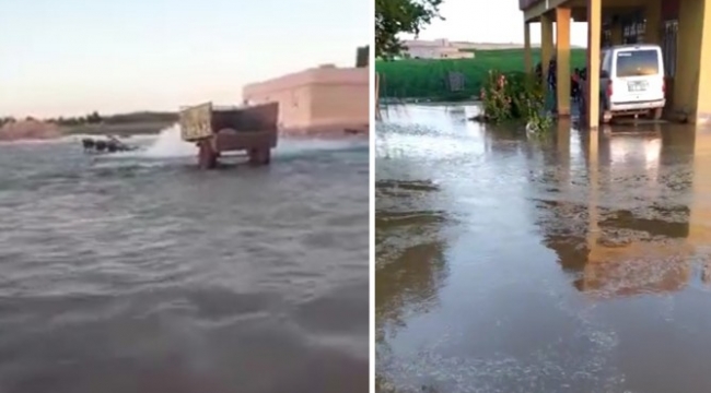 Urfa sruç ta mezra sular altında kaldı.;