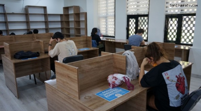 Karaköprü'de Okuma Salonları Sınavlara Hazırlıyor;