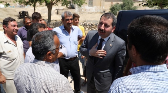 Karaköprü'de Yağıştan Etkilenen Mahalleler için Seferber Oldular;