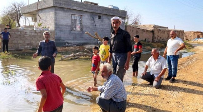 Şanlıurfa'da iki mahalle su altında kaldı Vatandaşlar Kime Gittiysek Bize Kulak Asmadı..;