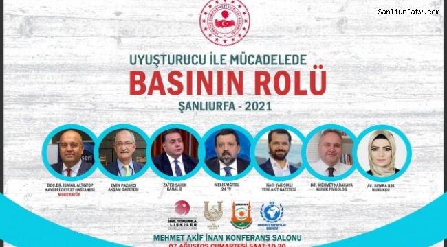 Şanlıurfa da Uyuşturucu Paneli Düzenleniyor.;