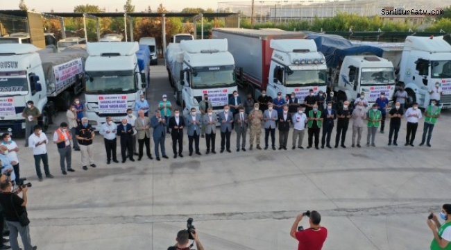 Şanlıurfa'dan Karadeniz Afetzedelere Yardım;