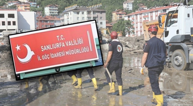 Sel Bölgesine Şanlıurfa Göç İdaresinden Hasta Personeller mi Gönderildi