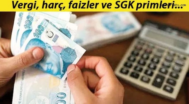 Sondakika; Borç Yapılandırma bir ay Uzatıldı;