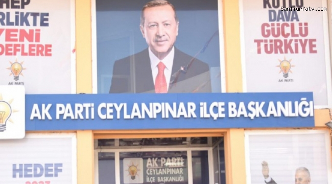 Ceylanpınar Ak parti İlçe Başkanı Seçildi;