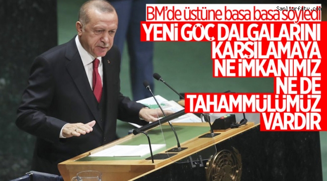 Cumhurbaşkanı Erdoğan Yeni Göç Dalgalarını Karşılamaya ne İmkanımız Ne Tahammülümüz var;