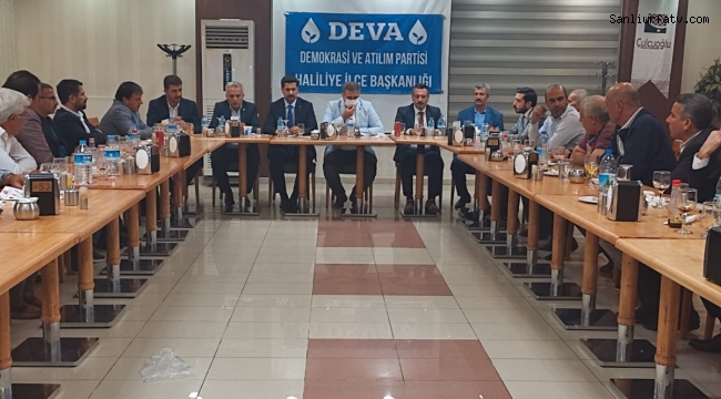 Deva Şanlıurfa Başkanı Tüysüz Muhtarlar Hizmet İsteyince Yapılan Eleştiriler muhtarların önüne konuluyor