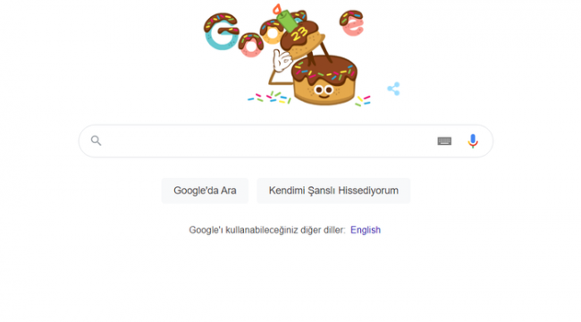 Google 23. yaş günü doodle'ı nedir? Google ne zaman, Google Türkiye 