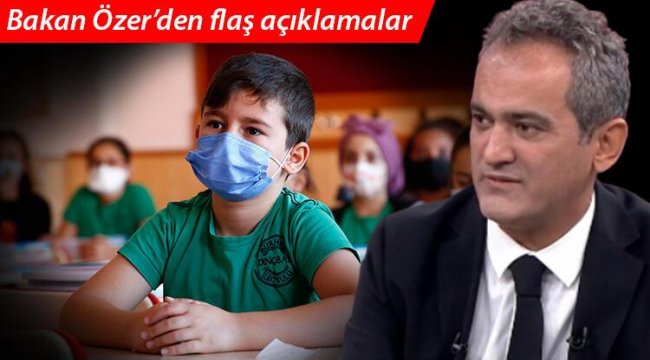 Okullarda Öğrencilere PCR testi zorunlu mu? Milli Eğitim Bakanı Mahmut Özer'den yanıt;