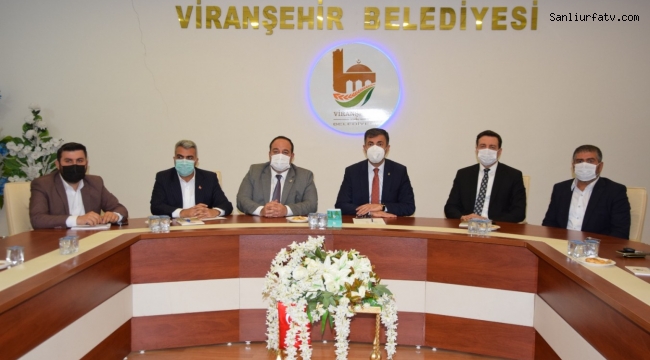 Şanlıurfa Akparti İl Başkanından Viranşehir Belediyesine Ziyaret;