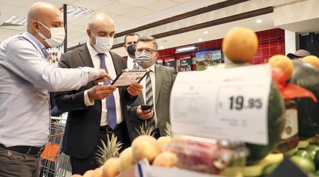 Ticaret Bakanlığından Marketlerde fahiş fiyat denetimi yaptı 109 Bin Liraya Kadar Cezası..