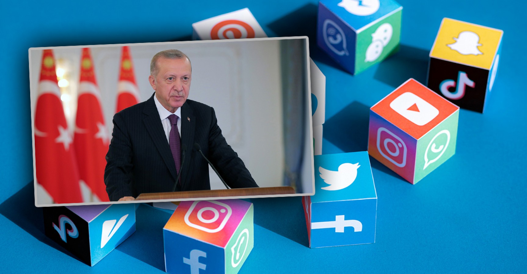 Cumhurbaşkanı Erdoğan'dan sosyal medya mesajı: "Milli güvenlik tehdidi";