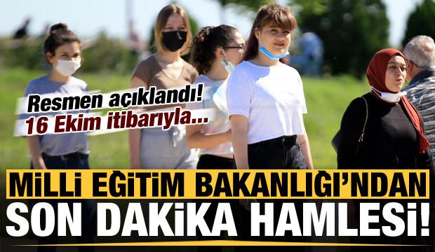 Milli Eğitim Bakanlığından son dakika duyurusu;