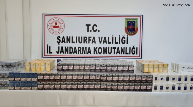 Şanlıurfa'da Atık Kamyonunda Kaçak Sevkiyatını Jandarma Yakaladı