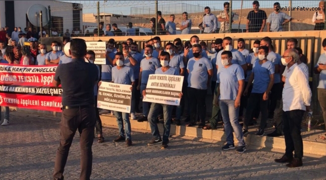 Şanlıurfa'da Bir Fabrikada İşçilere Sendika Baskısı;