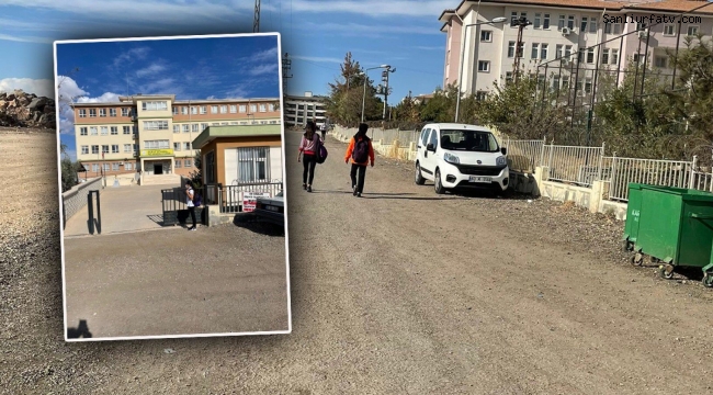 Şanlıurfa MEB Öğrencilerin Yolu için Duvarı Yıkın Çağrısı;