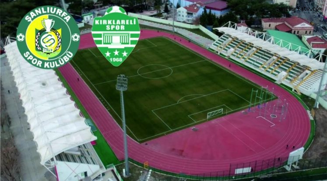Şanlıurfaspor - Kırklarelispor Maçı Canlı Yayın;
