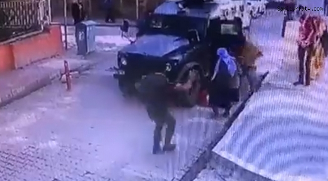 Urfa Viranşehir'de Zırhlı Araç Çocuğa Çarptı;