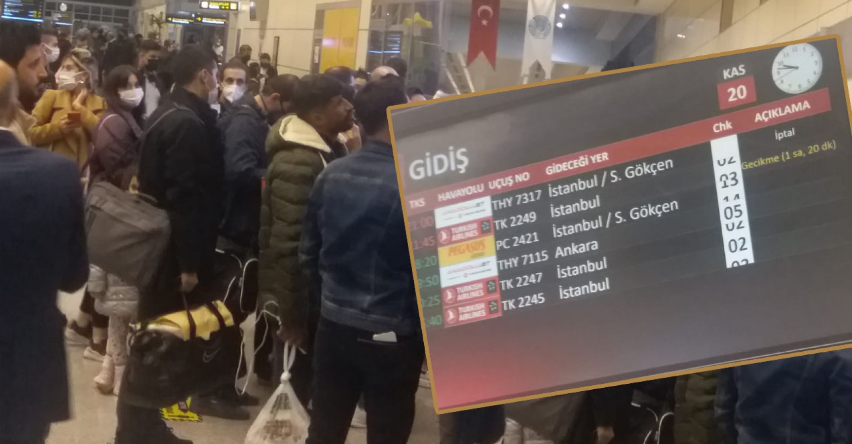 Şanlıurfa uçuşu iptal oldu! Yolcular perişan...;