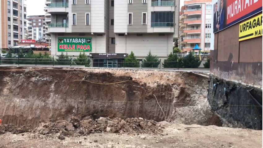 Doğal gaz borusu delindi, mahallede panik yaşandı;