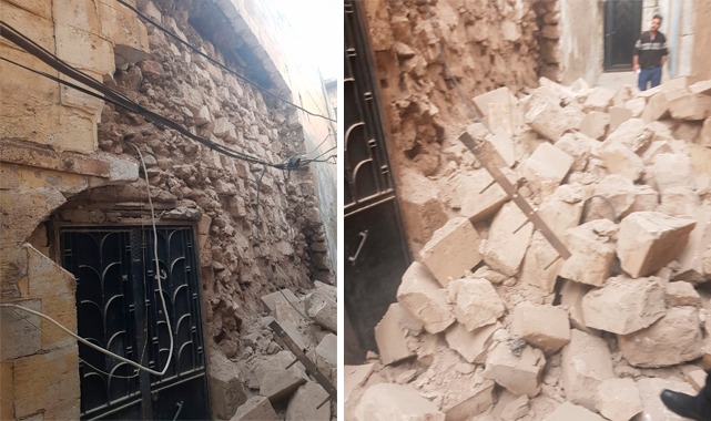 Şanlıurfa'da metruk ev çöktü;
